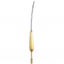 Endoscopic Forehead Suction Elevator, Half Curved, 23.5 cm