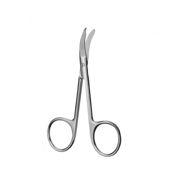 Shortbent Stich Scissors,Curved , 9 cm