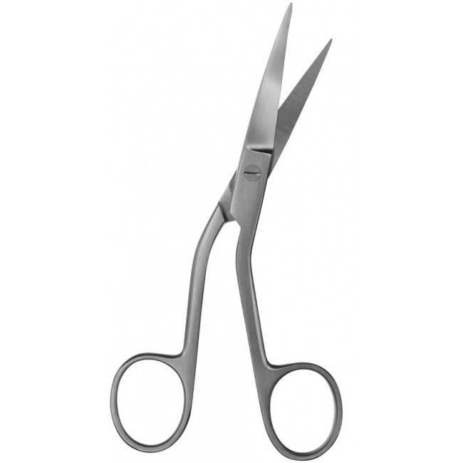 Knowles Scissors,Angled,Probe Pointed 14 cm