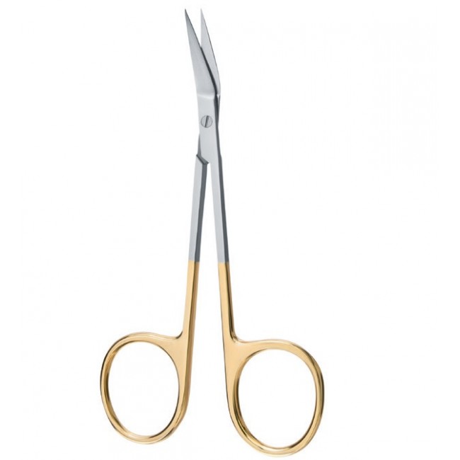 Wilmer Delicate Scissors,T/C (Tungsten Carbide) 11.5 cm ,Curved Bent 