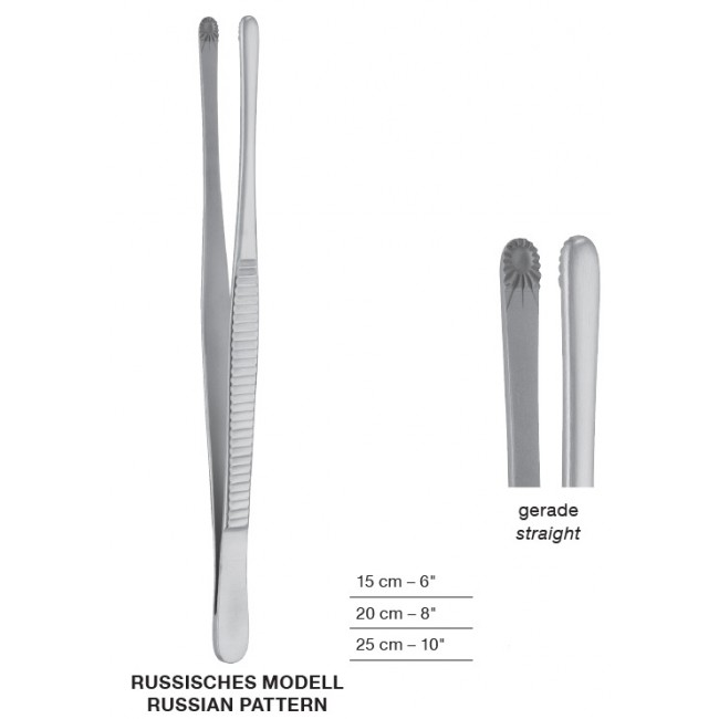RUSSIAN PATTERN Grasping Forceps