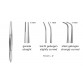 Delicate Dissecting Forceps, 1 mm , 10 cm