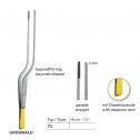 T/C GRÜNWALD Bayonet-Shaped Delicate Dissecting Forceps , 2 mm , 19 cm