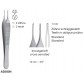 Adson Teeth in Oblique Position ,Delicate Tissue Forceps, 1mm, 1X2 Teeth, 12 cm